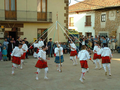 Foto representacin de la danza de los palos