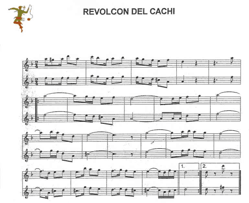 partitura Revolcón del Cachi