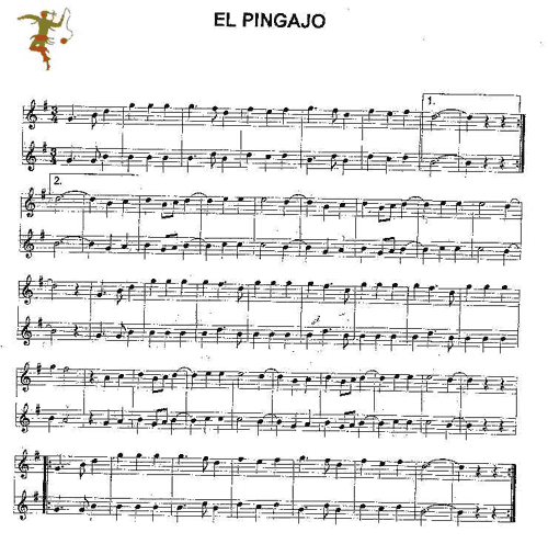 partitura El Pingajo